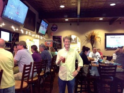 scott and beer