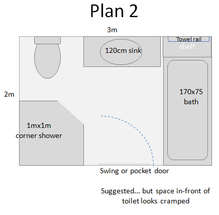 Bathroom Layout 3M X 3M view topic - main bathroom layout (with pics) • home renovation Bathroom Layout 3M X 3M view topic - main bathroom layout (with pics) • home renovation