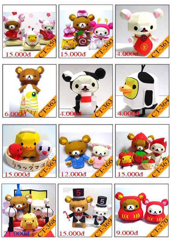 Bán mô hình giấy 3D chưa thành phẩm với 3,000 mẫu. - 10