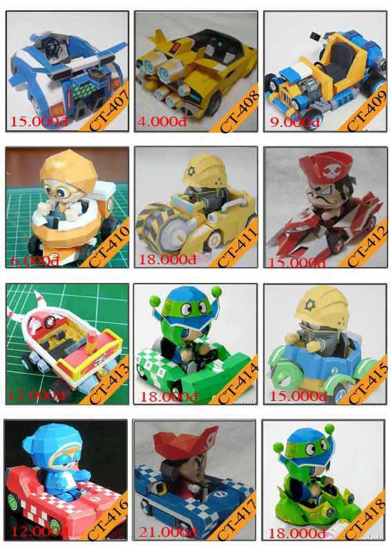 Bán mô hình giấy 3D chưa thành phẩm với 3,000 mẫu. - 37