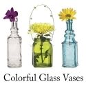Wholesale Wedding Supplies Colorful Glass Vases