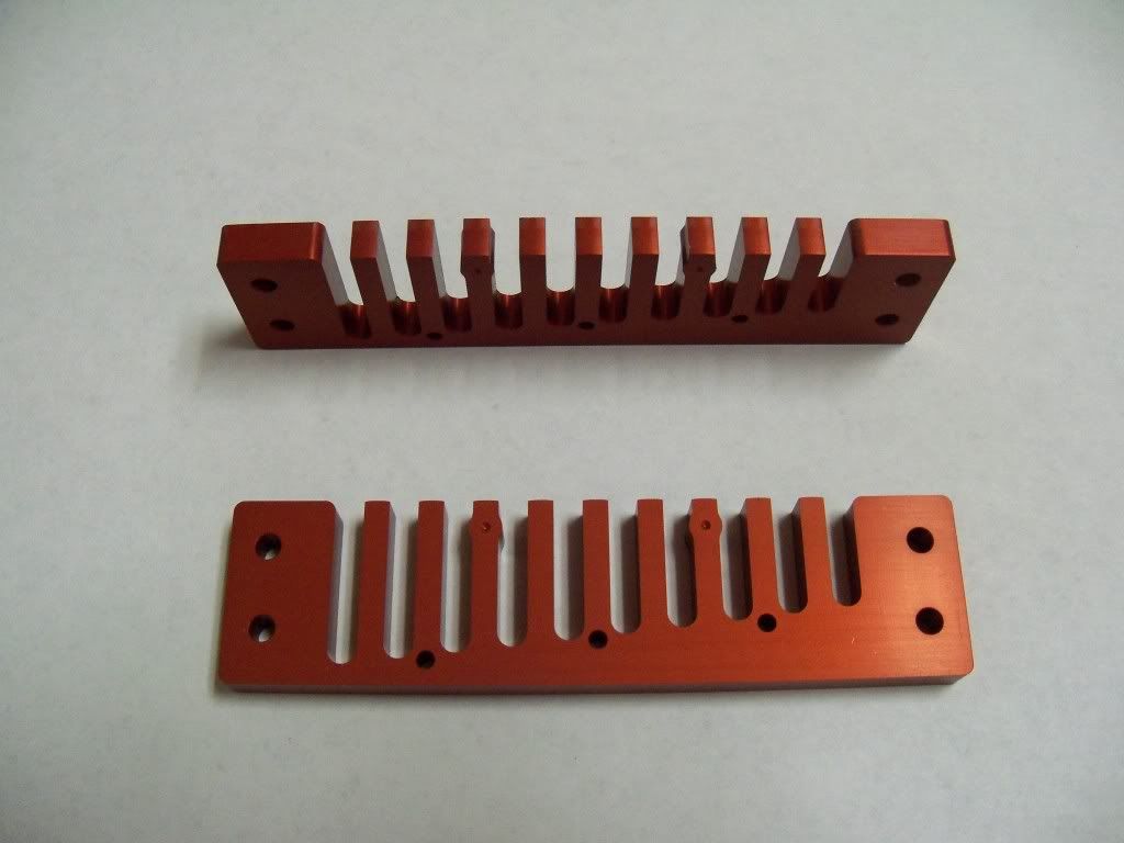 Red Aluminum MBD Combs