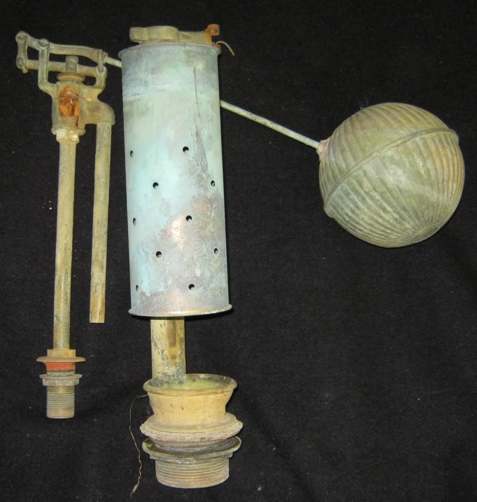 VIntage Bathroom Toilet Tank Parts Copper Float 11511 eBay