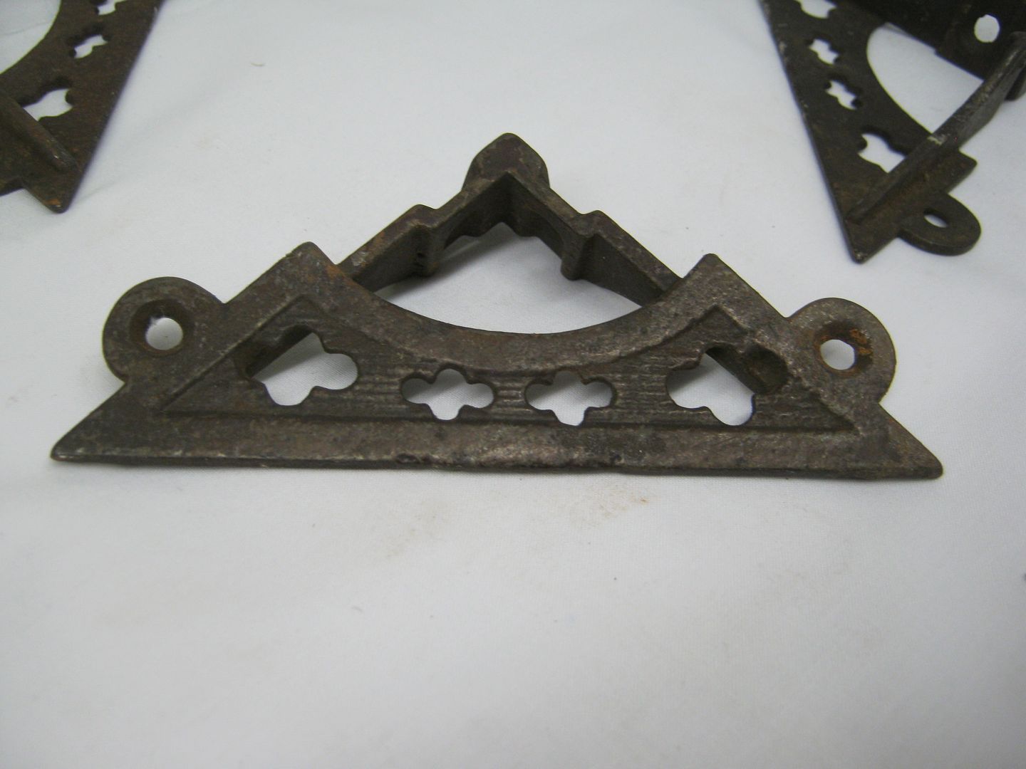 4 Antique Cast Iron Victorian Screen Door Corner Brackets Decorative 264713 eBay
