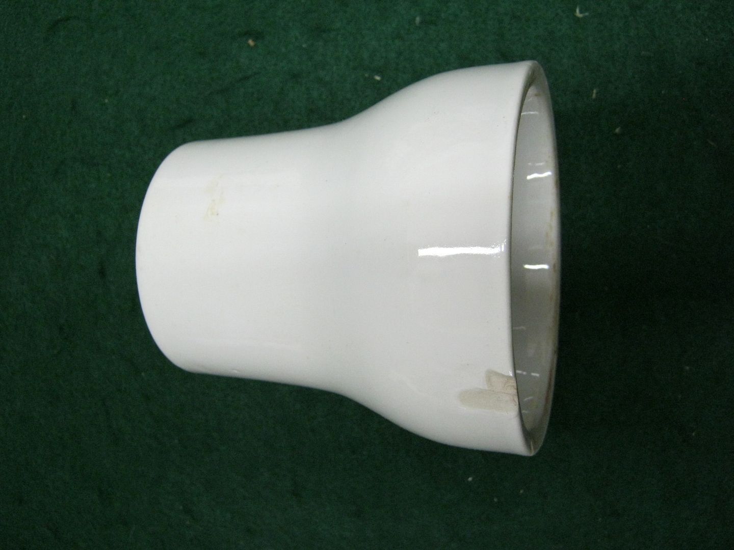 Vintage Bath Toilet Pipe Cover Porcelain White 150513