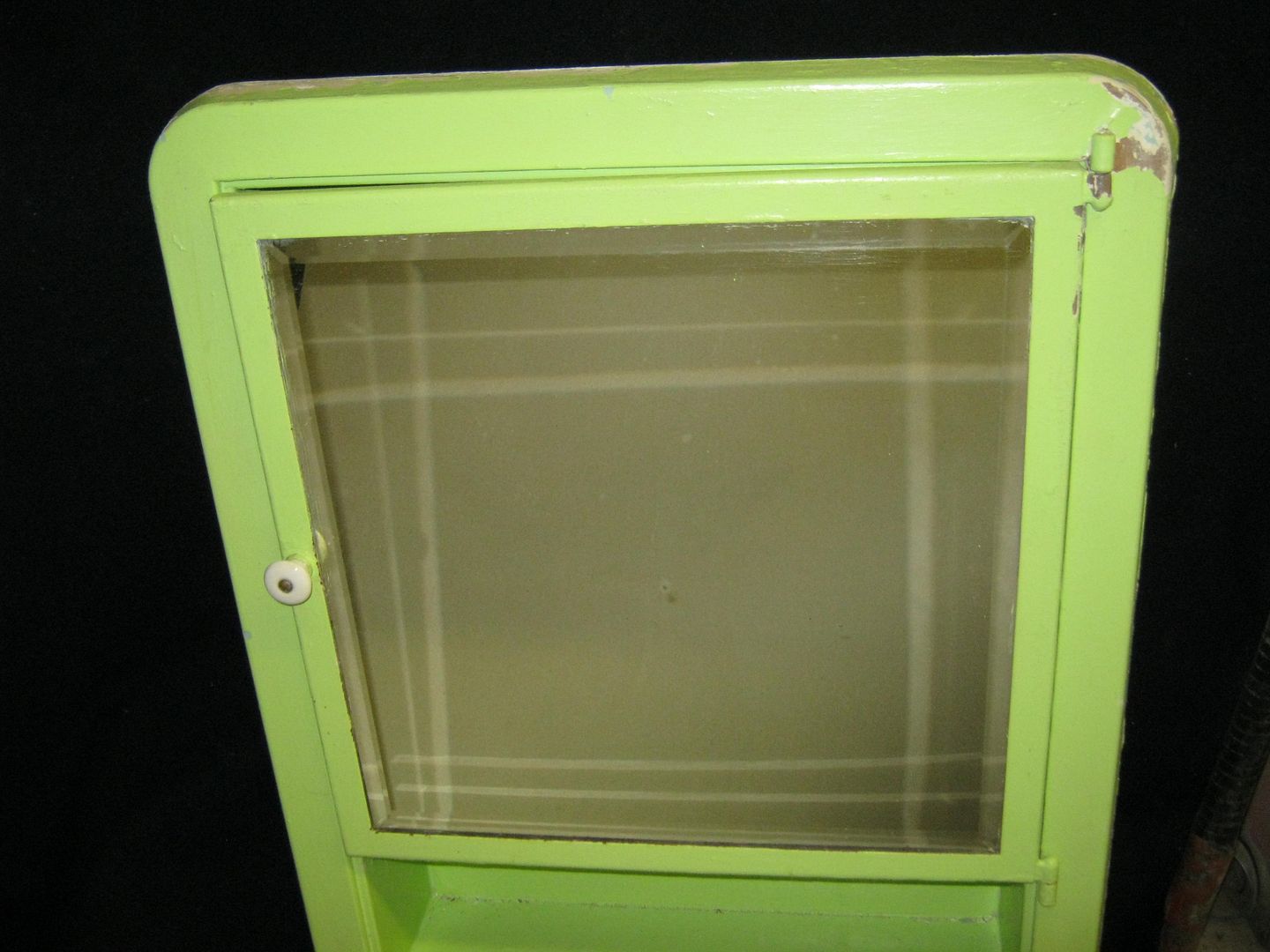 Vintage Medicine Metal Green Industrial 25412