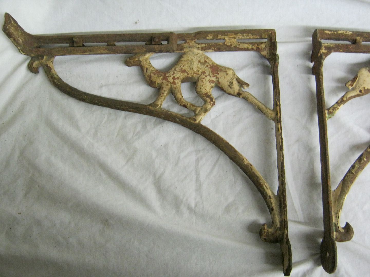 Antique Sink Brackets Pair Camel Motif RARE Cast Iron 78912 eBay