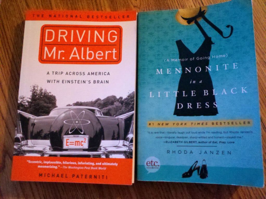 Driving Mr. Albert and Mennonite in a Little Black Dress Book Covers