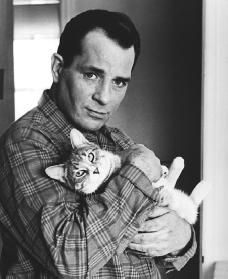 Jack Kerouac with cat