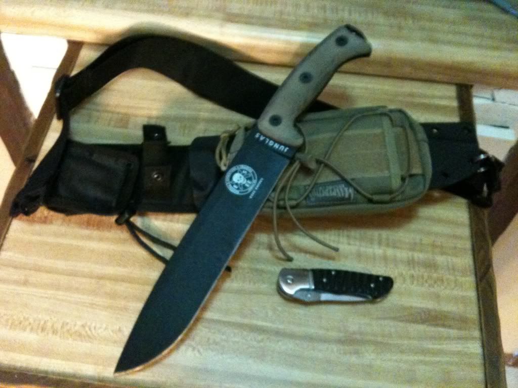 Did they stop making those ESEE pouches that you strapped you knife and