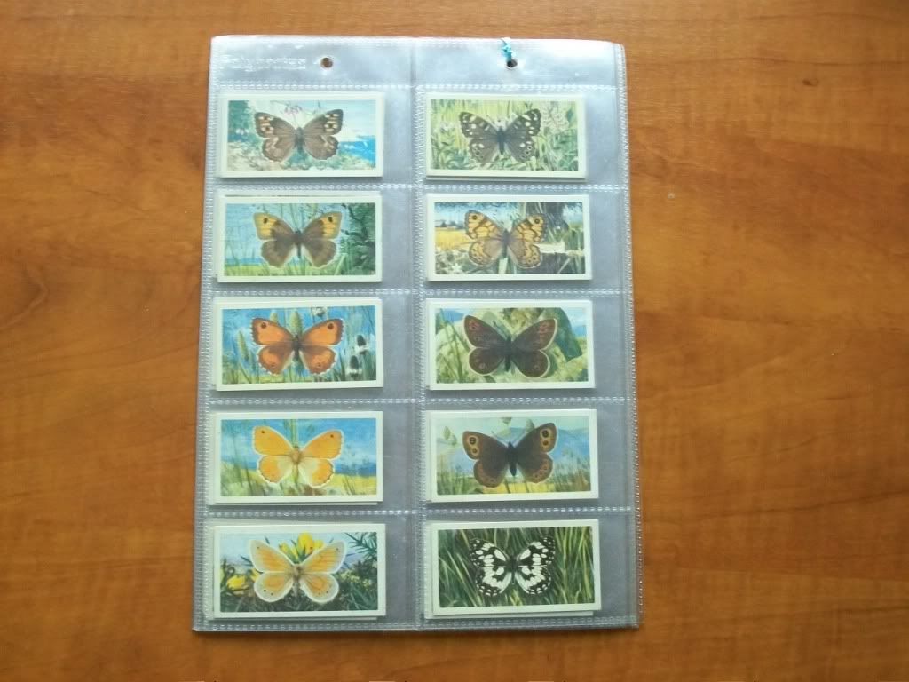 Brooke Bond Cards, British Butterflies Complete 1963