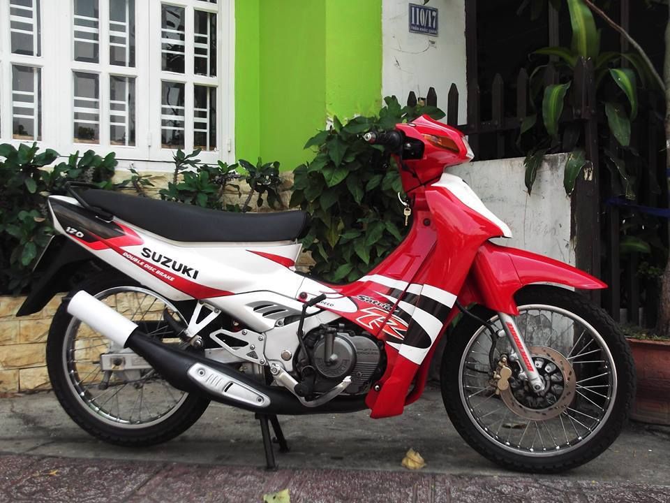sport 110 sườn gấp sơn zin lên full satria 2000 xe đẹp full pic thật - 1