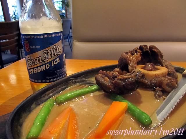 sizling bulalo steak