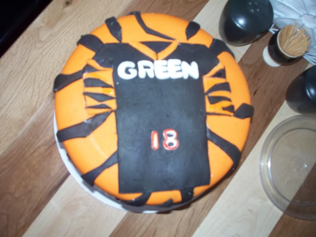 Bengals Birthday Cake