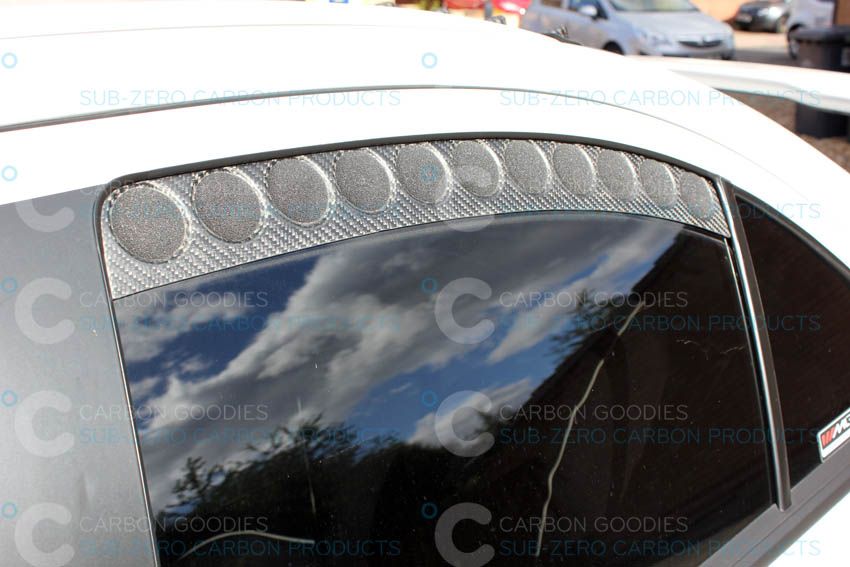 New Type Of Carbon Rear Window Vents EvolutionM Mitsubishi Lancer
