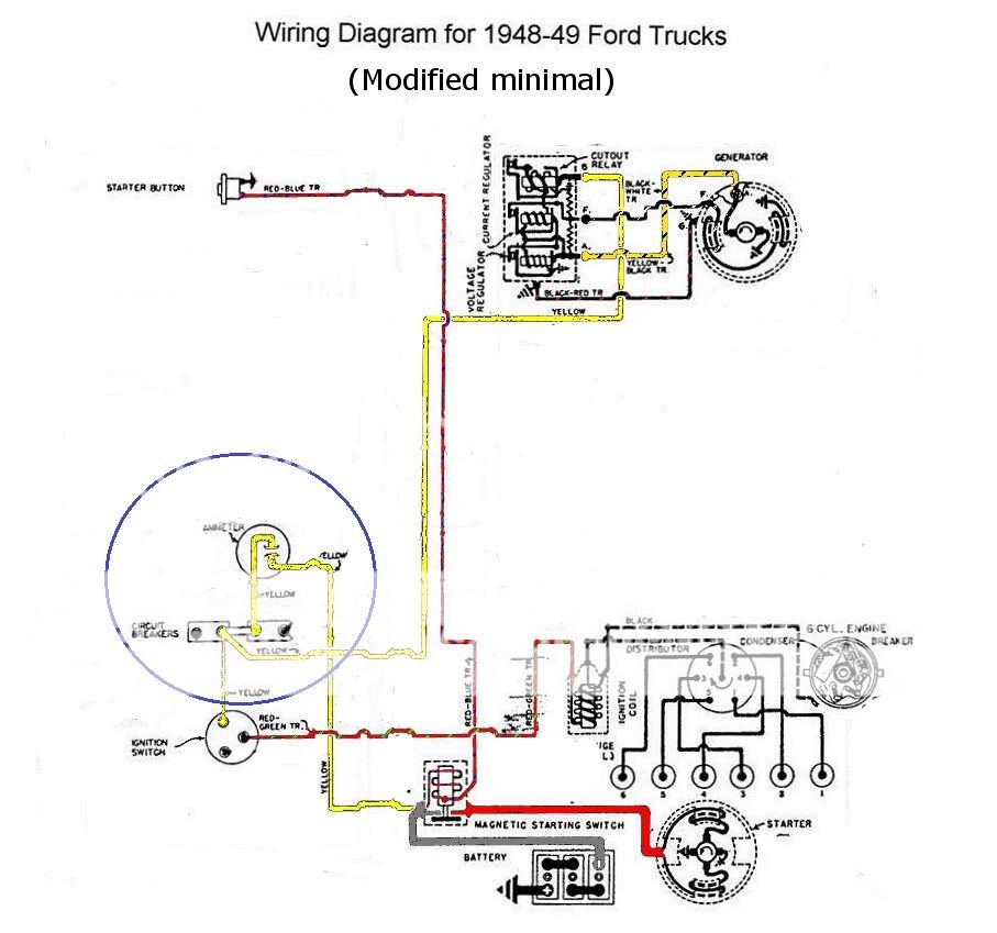 1948 Ford flathead wiring diagram #2